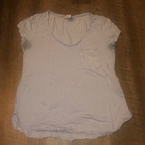 Baby Blue Pocketed T-shirt